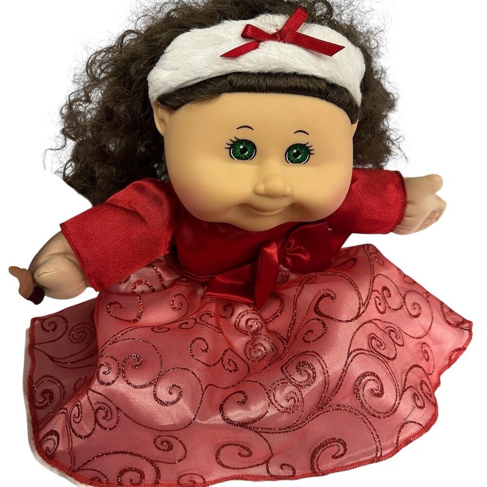 Cabbage Patch Kids 2012 Christmas Doll Jemma Olive Bond Holiday Edition